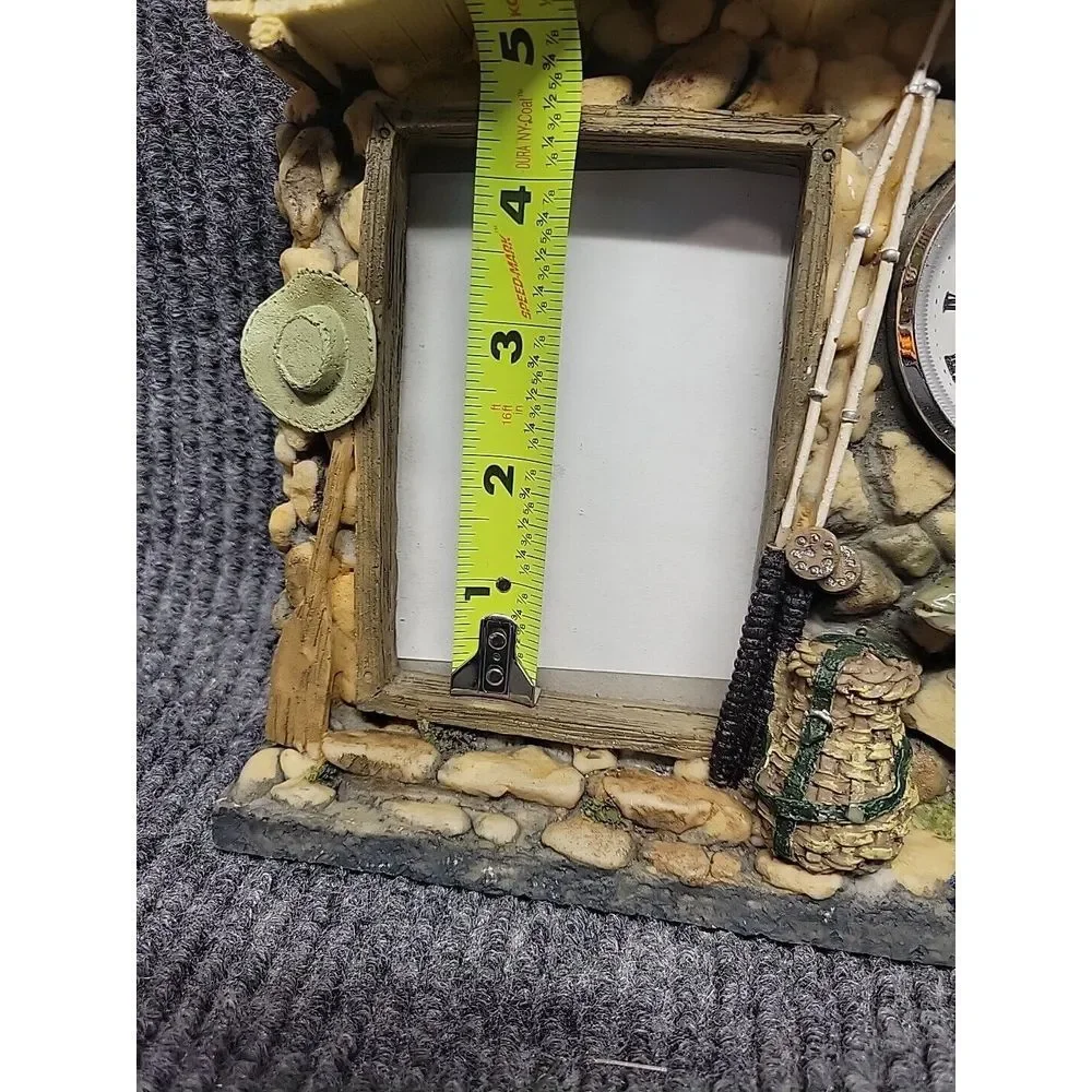 Fishing‎ Clock Picture Frame 3D Resin